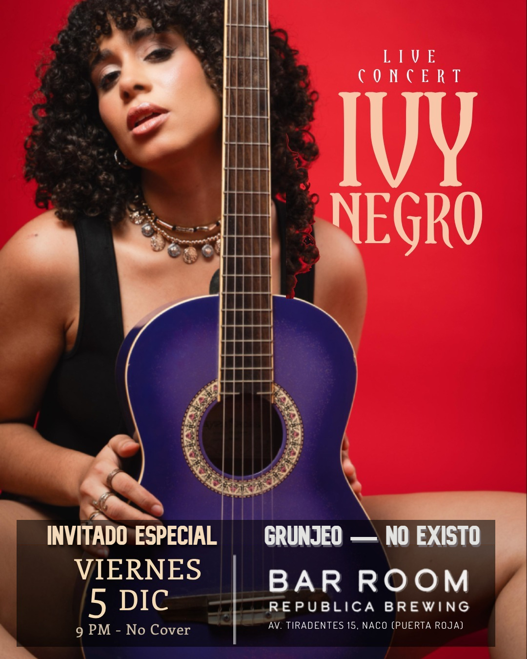 Concierto de Ivy Negro y Grunjeo